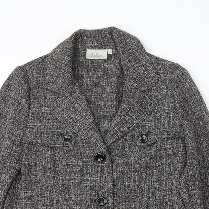Womens UK Size 10 Isle Regular Grey Blazer