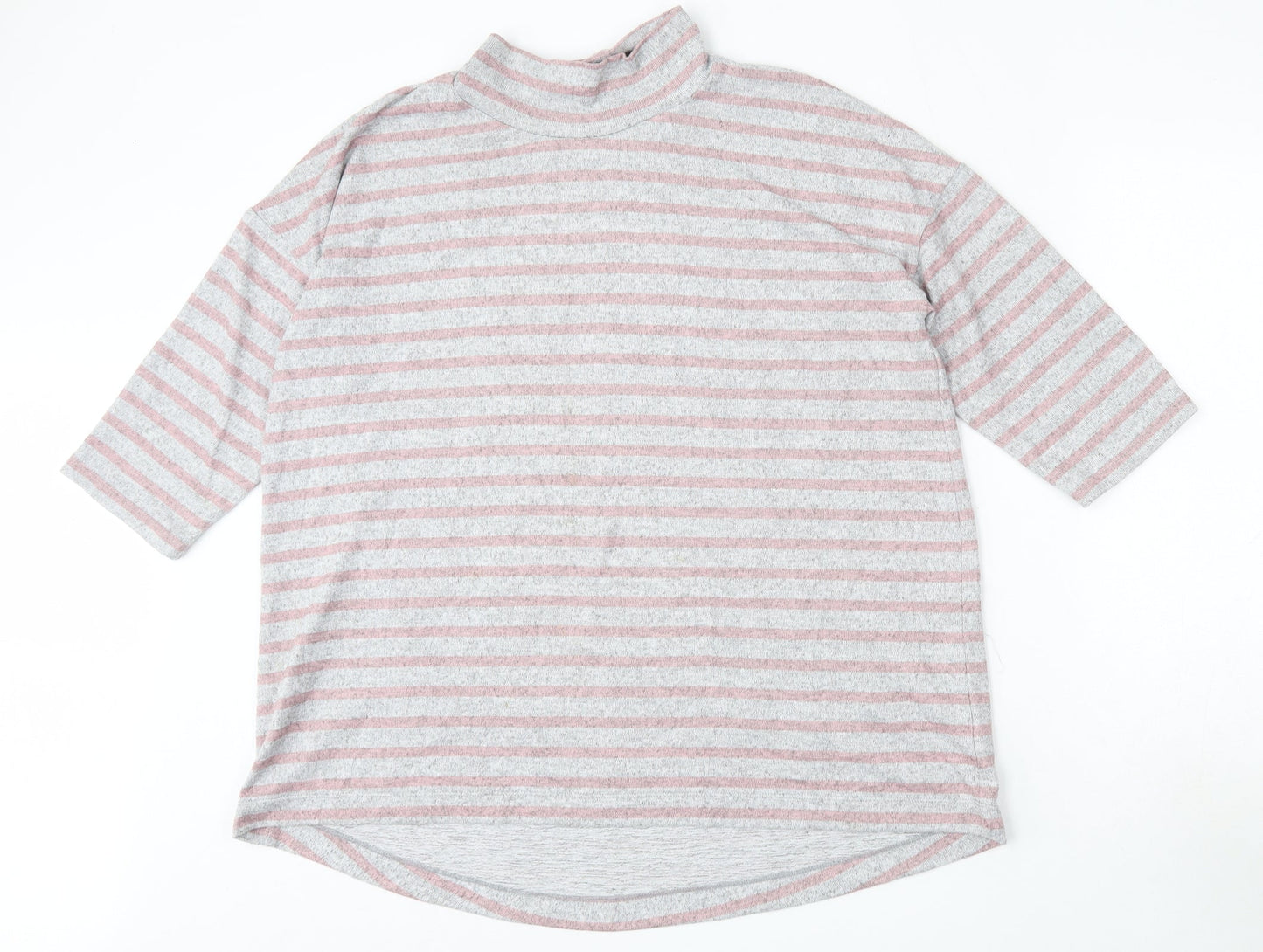 Womens UK Size 16 Bonmarché Grey Pullover Jumper