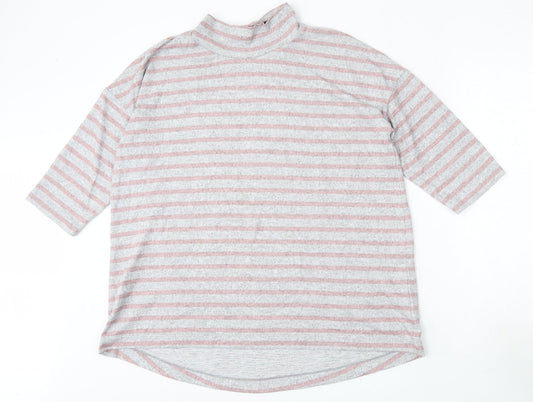 Womens UK Size 16 Bonmarché Grey Pullover Jumper