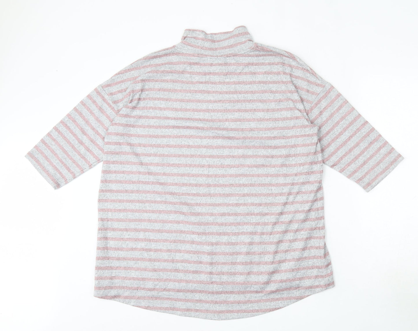Womens UK Size 16 Bonmarché Grey Pullover Jumper