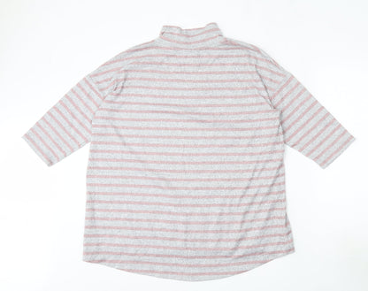 Womens UK Size 16 Bonmarché Grey Pullover Jumper