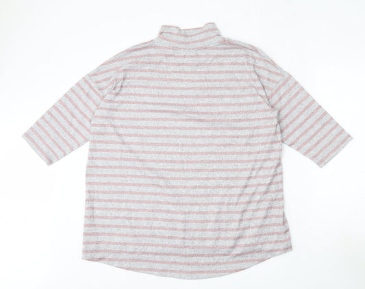 Womens UK Size 16 Bonmarché Grey Pullover Jumper