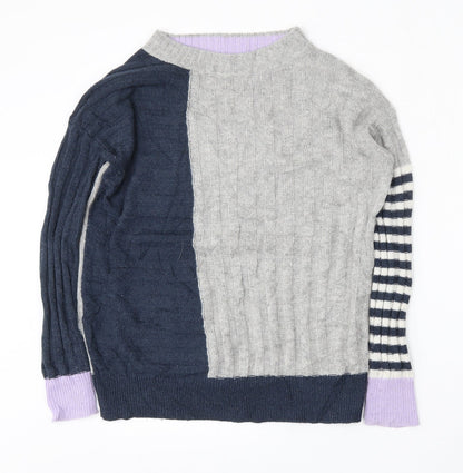 Womens UK Size XS Marks and Spencer Grey Pullover Jumper
