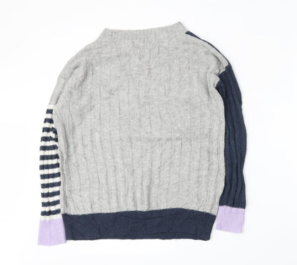 Womens UK Size XS Marks and Spencer Grey Pullover Jumper