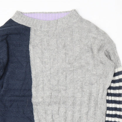 Womens UK Size XS Marks and Spencer Grey Pullover Jumper