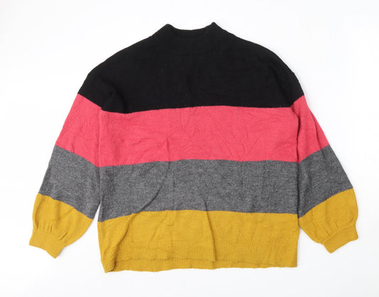 Womens UK Size S Matalan Multicoloured Pullover Jumper