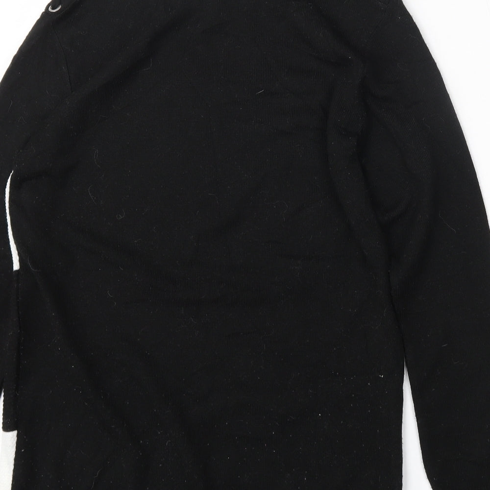 F&F Womens Multicoloured Round Neck  Acrylic Pullover Jumper Size 6