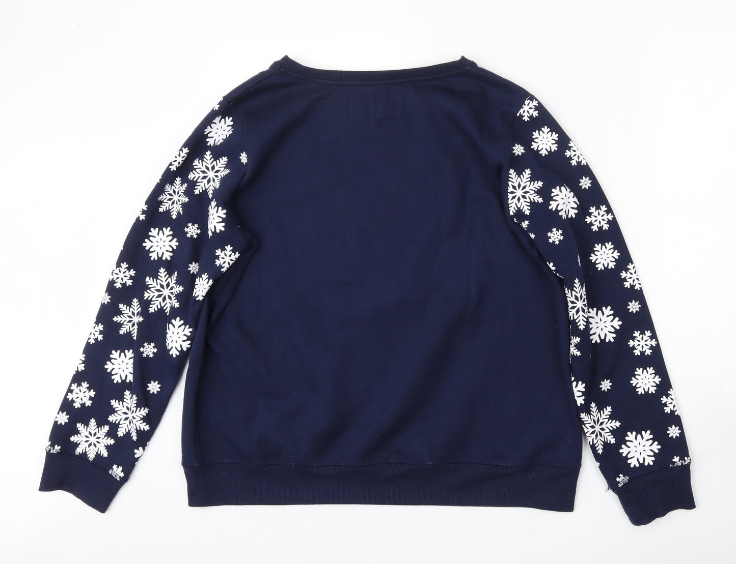 Womens UK Size L Dunnes Stores Blue Pullover Sweatshirt