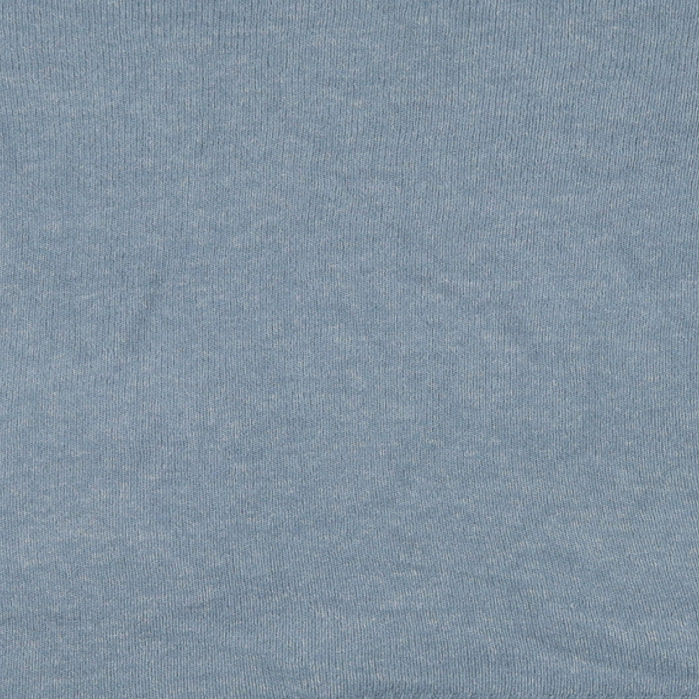 Picadilly Womens Blue Round Neck  Acrylic Pullover Jumper Size S