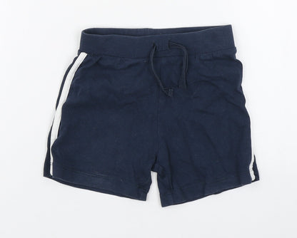 Primark Boys Blue  100% Cotton Jogger Trousers Size 12-18 Months   - Shorts