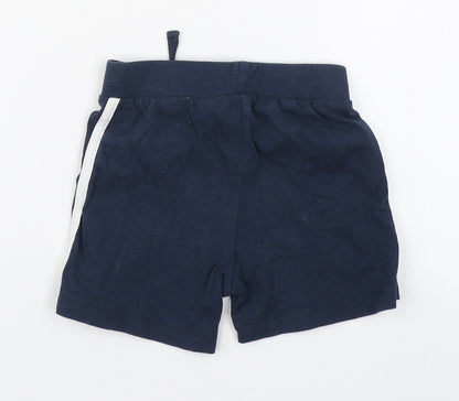 Primark Boys Blue  100% Cotton Jogger Trousers Size 12-18 Months   - Shorts