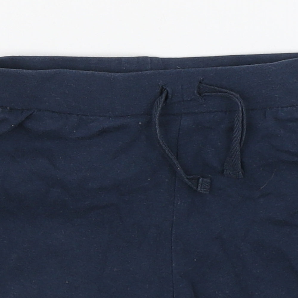 Primark Boys Blue  100% Cotton Jogger Trousers Size 12-18 Months   - Shorts