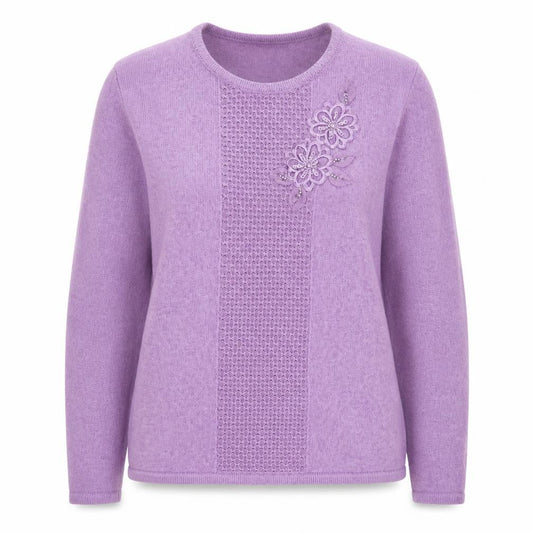 Womens UK Size S Bonmarche Purple Pullover Jumper