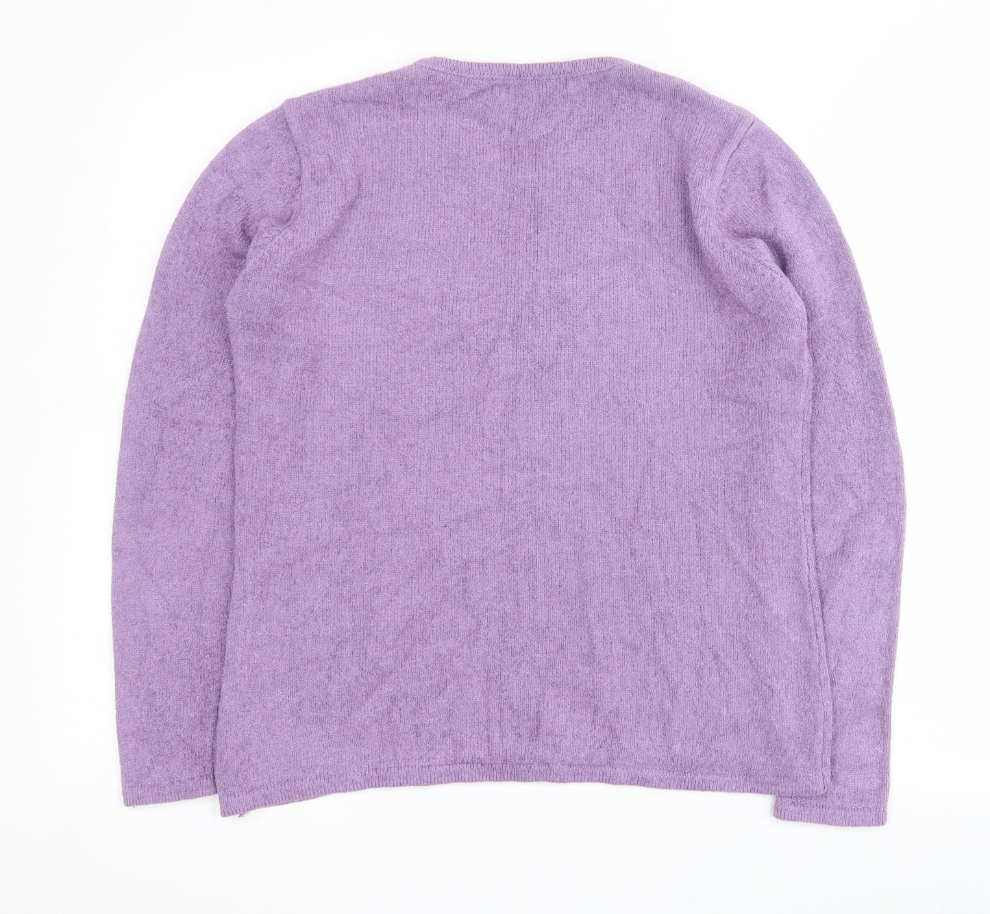 Womens UK Size S Bonmarche Purple Pullover Jumper