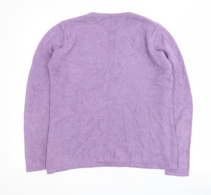 Womens UK Size S Bonmarche Purple Pullover Jumper