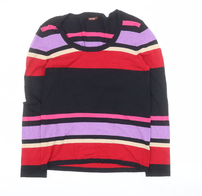 Womens UK Size 14 Savoir Multicoloured Pullover Jumper