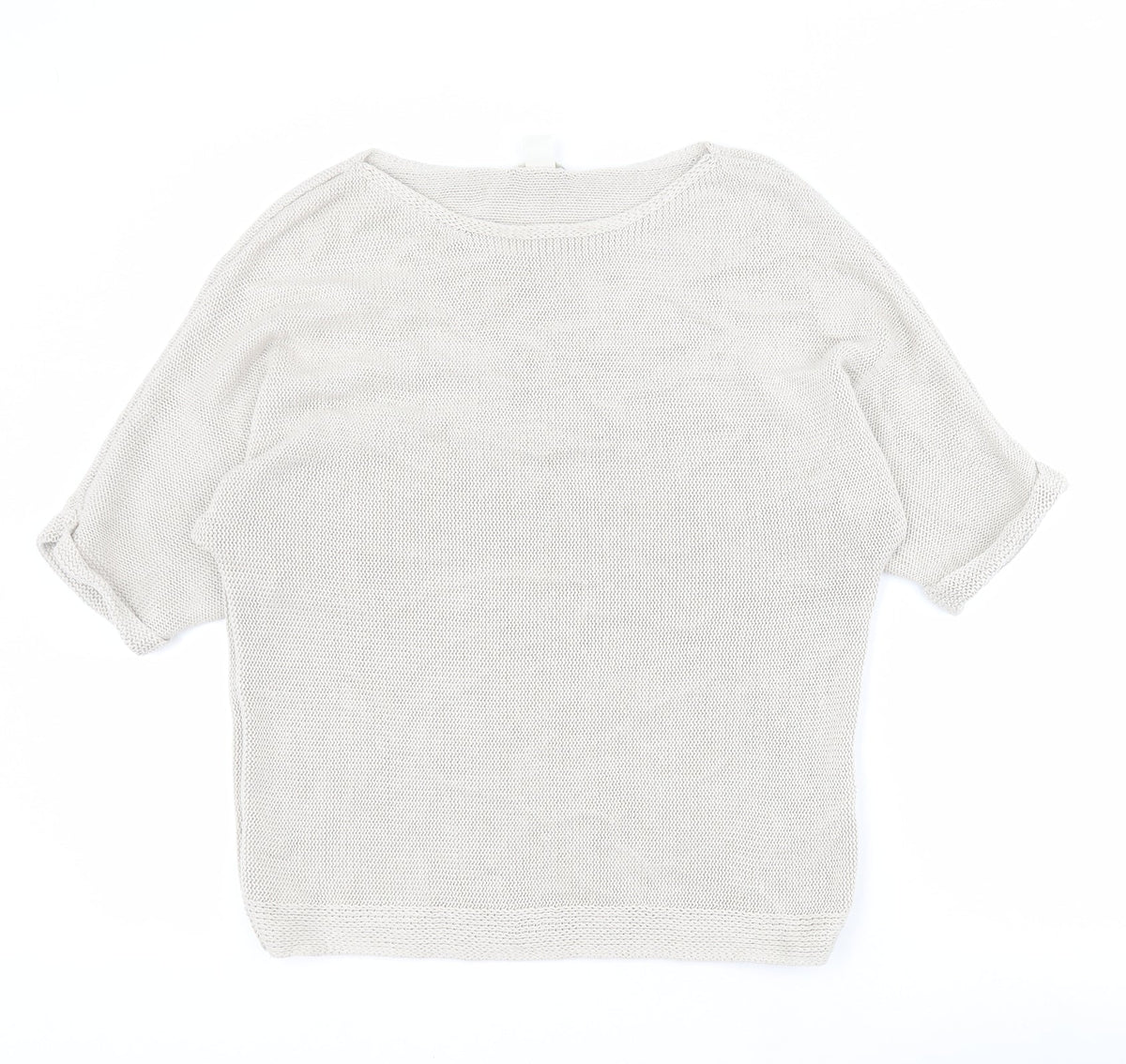 Womens UK Size S H&M Beige Pullover Jumper