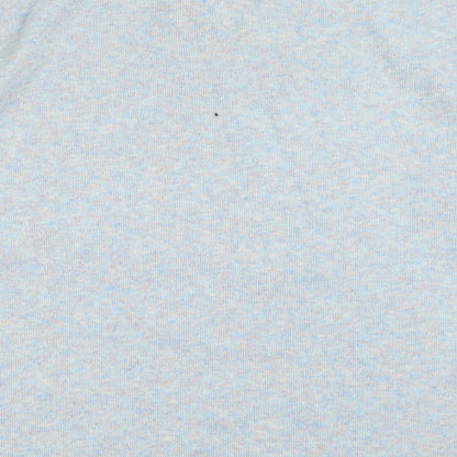 F&F Womens Blue Crew Neck  Viscose Pullover Jumper Size 10