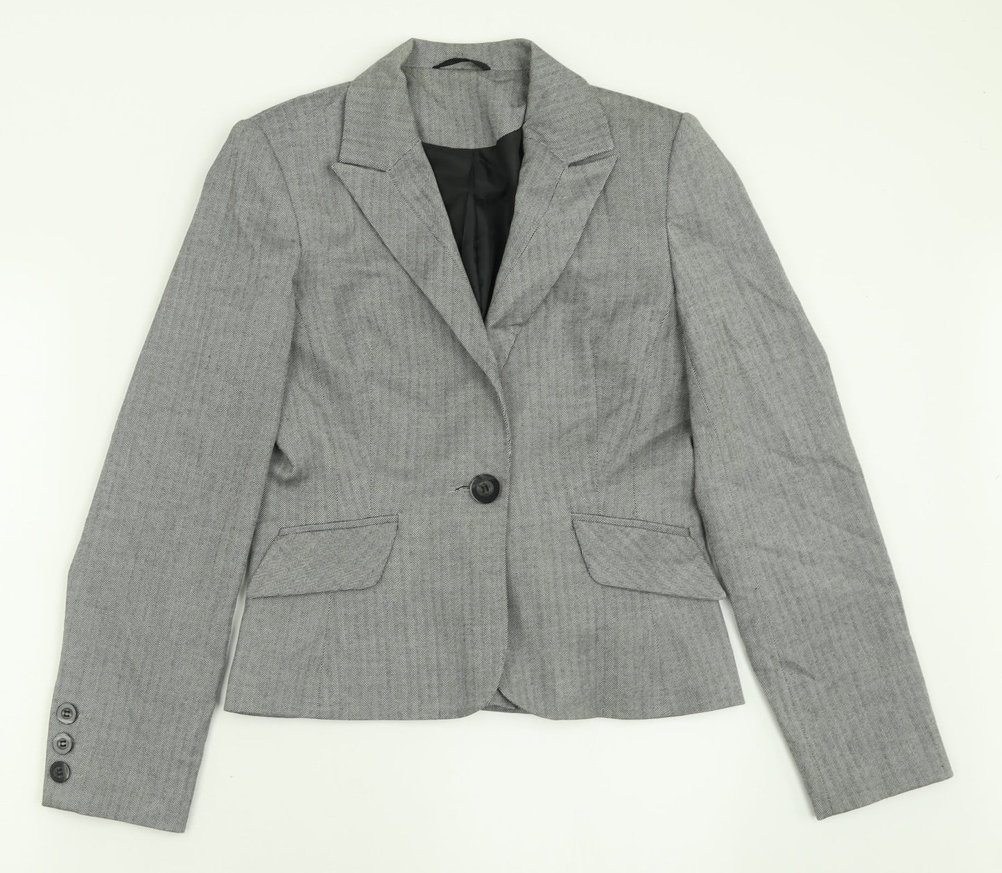 Womens UK Size 10 Dorothy Perkins Grey Jacket