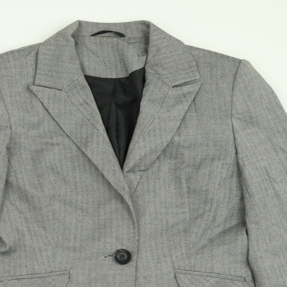 Womens UK Size 10 Dorothy Perkins Grey Jacket