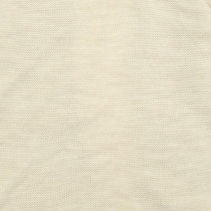 Rebellious Womens Ivory V-Neck  Acrylic Cardigan Jumper Size M