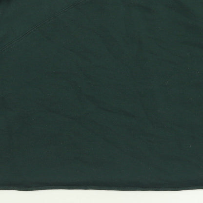 H&M Womens Green  Cotton Pullover Sweatshirt Size M  Pullover - Cropped