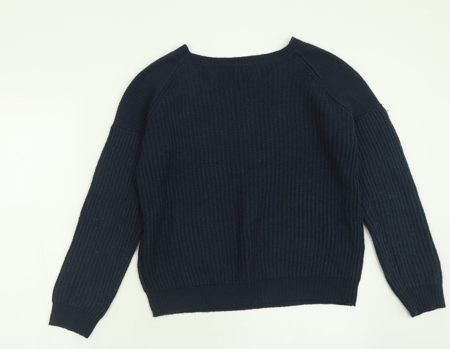 Womens UK Size M VILA Blue Pullover Jumper