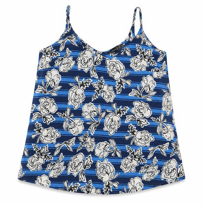 Womens UK Size 8 Atmosphere Blue Basic Tank