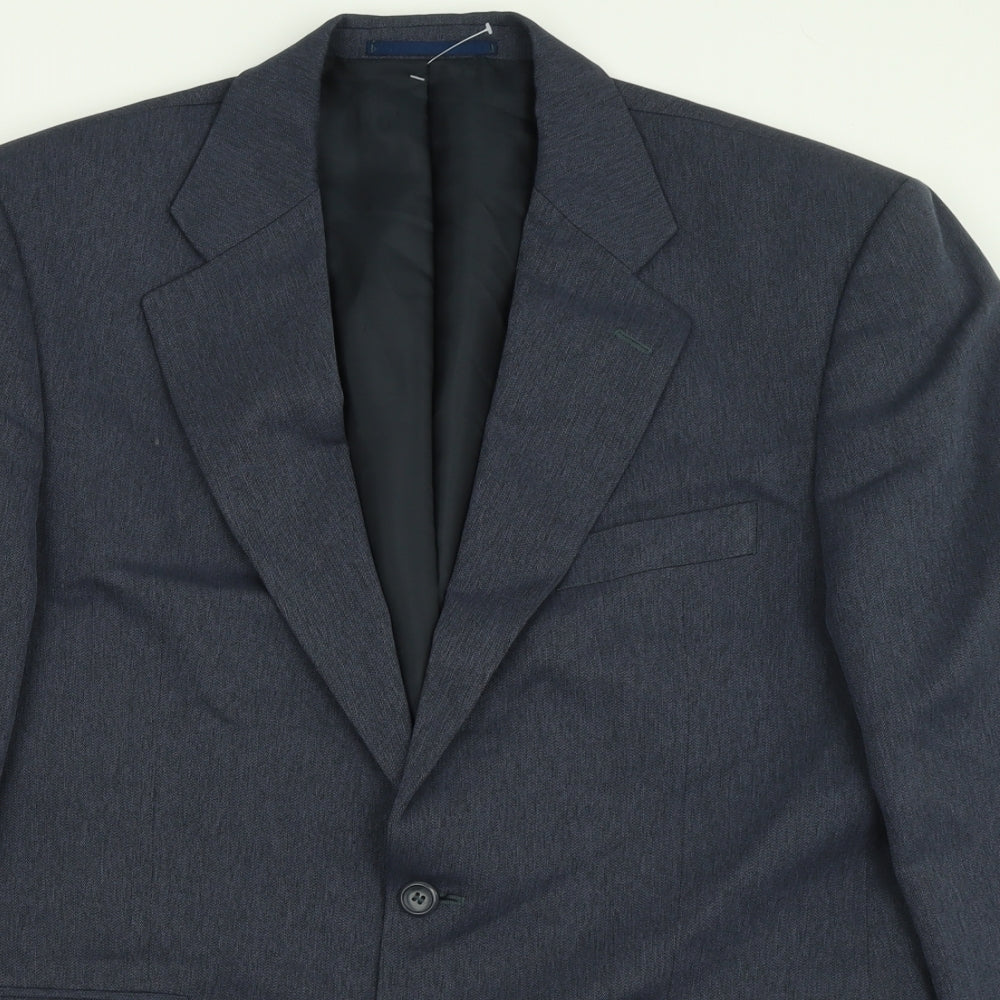 Mens UK Size 42 Sovrano Regular Blue Suit Jacket