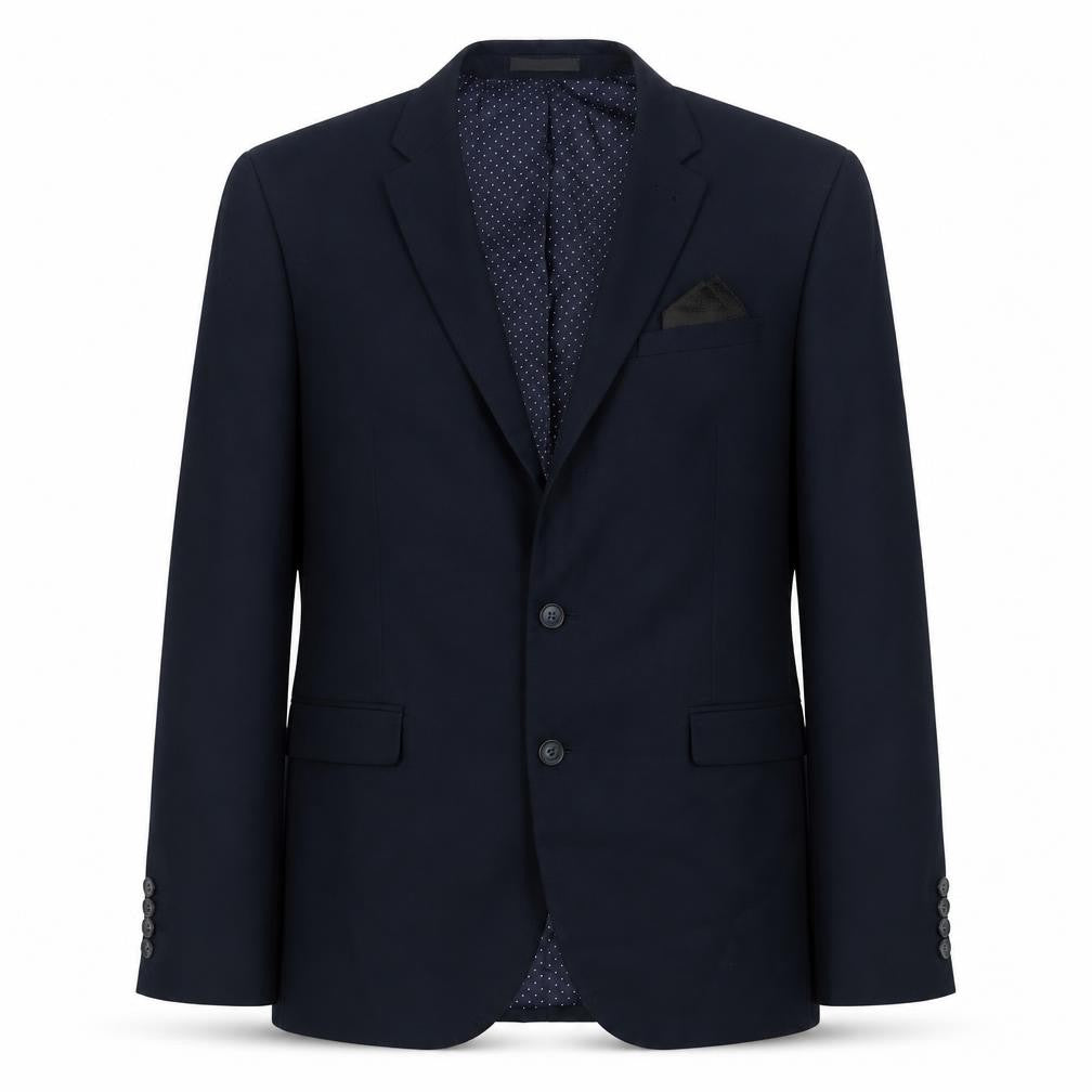 Cedarwood State Mens Blue Polyester Jacket Suit Jacket Size 42