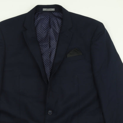 Mens UK Size 42 Cedar Wood State Regular Blue Suit Jacket