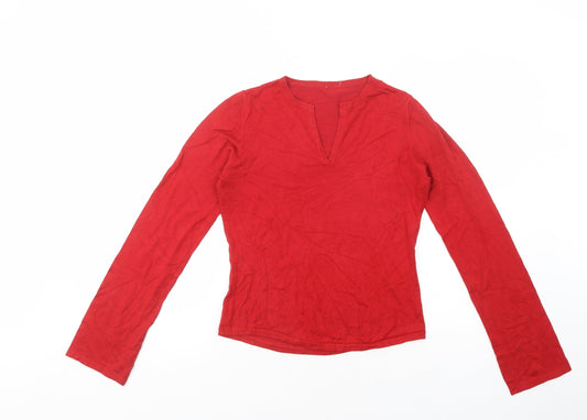 Womens UK Size S Oasis Red Pullover Jumper