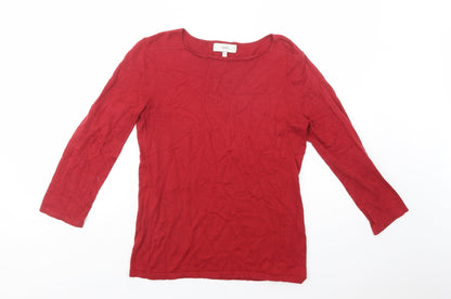 Womens UK Size 10 NEXT Red Pullover Jumper