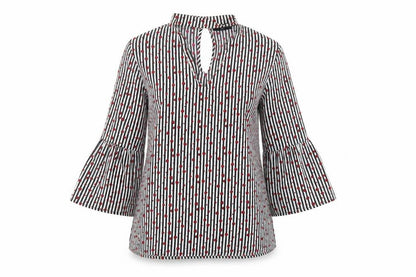 Womens UK Size 10 Matalan Black Basic Blouse