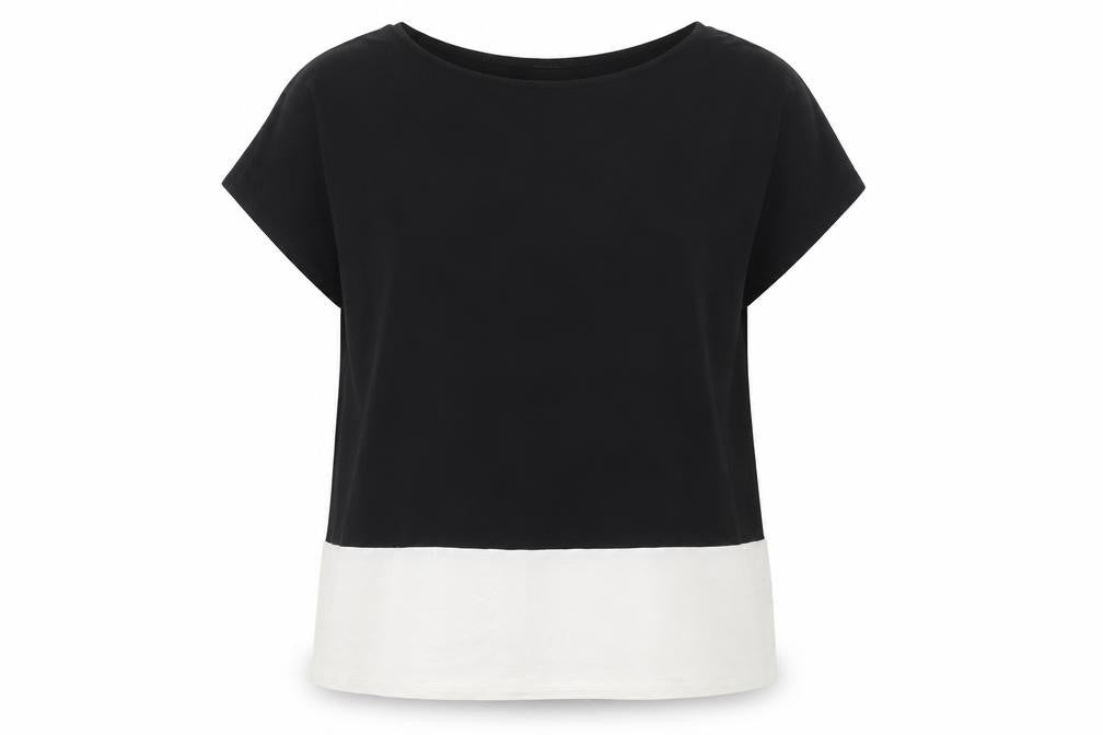 Womens UK Size 12 First Avenue Black Basic Blouse