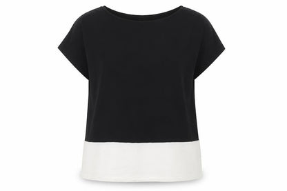 Womens UK Size 12 First Avenue Black Basic Blouse