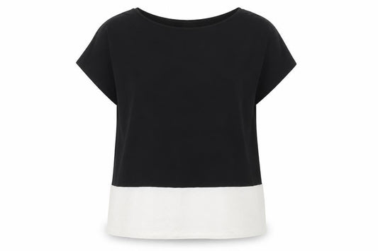 Womens UK Size 12 First Avenue Black Basic Blouse