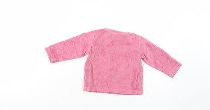Lupilu Baby Pink  Cotton Pullover Jumper Size 3-6 Months  Snap - Cute