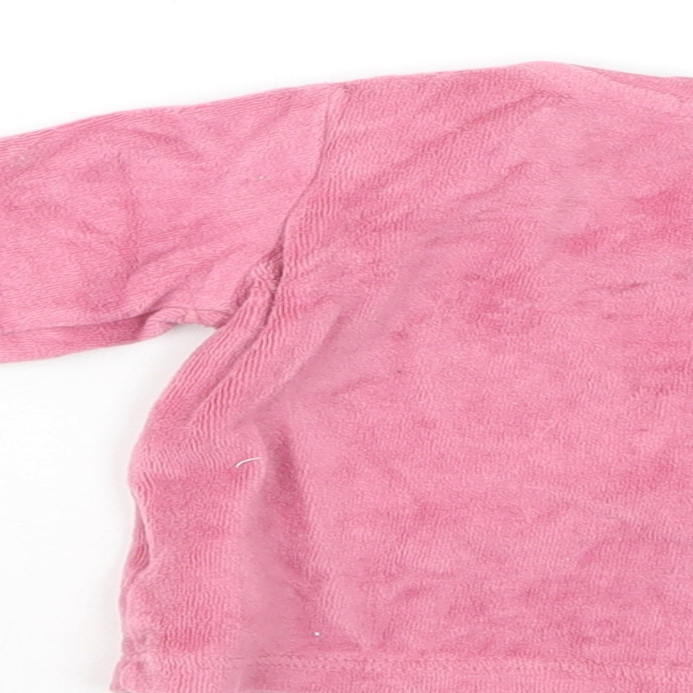 Lupilu Baby Pink  Cotton Pullover Jumper Size 3-6 Months  Snap - Cute