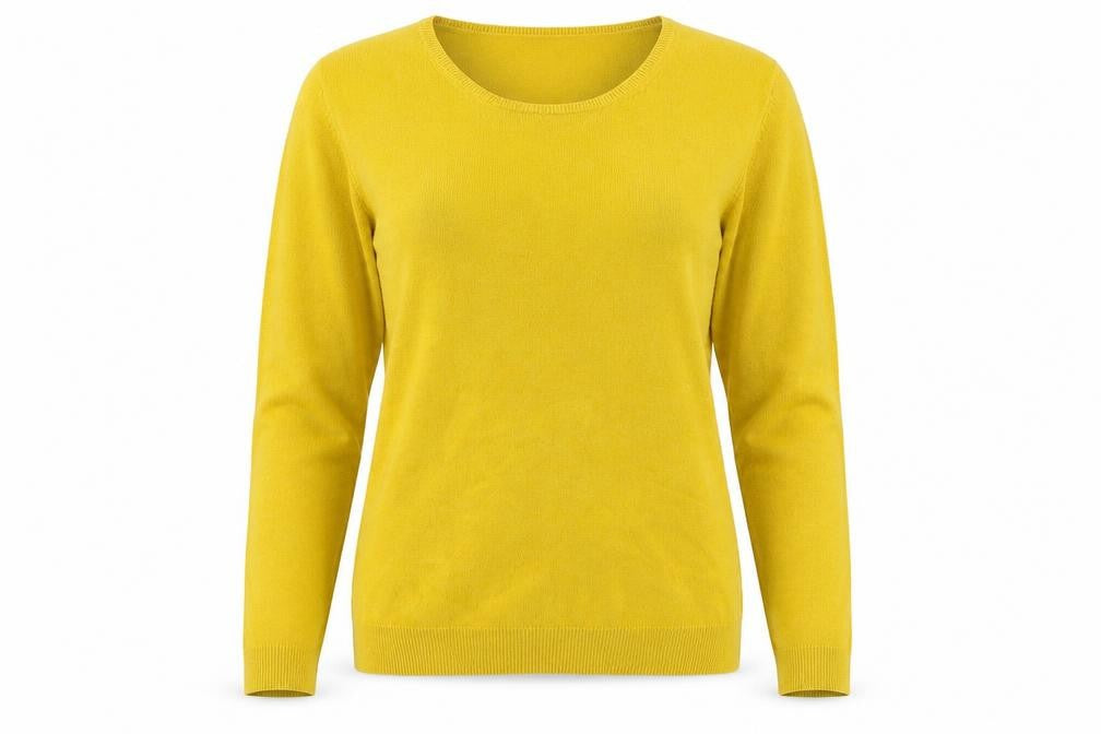 Womens UK Size 14 BHS Yellow Pullover Jumper