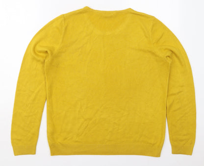 Womens UK Size 14 BHS Yellow Pullover Jumper