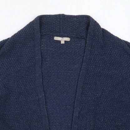 Carina Ricci Womens Blue V-Neck  Acrylic Cardigan Jumper Size M
