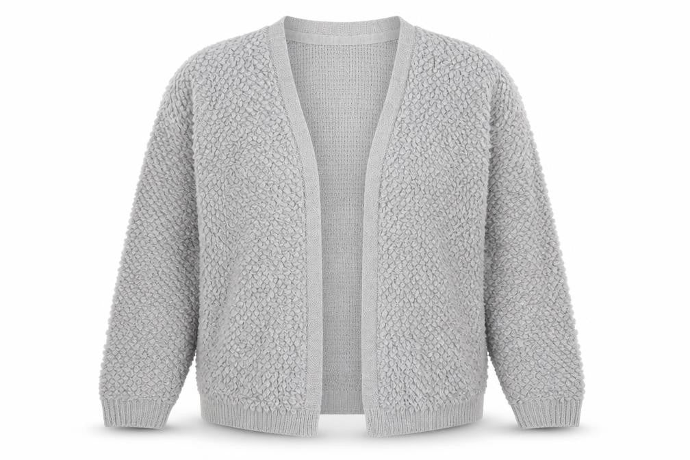 Womens UK Size 12 Very Grey Cardigan Jumper