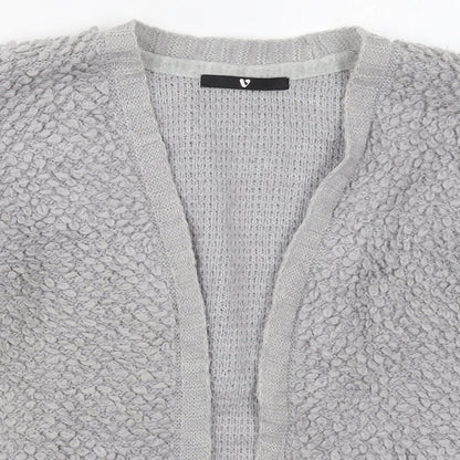 Womens UK Size 12 Very Grey Cardigan Jumper