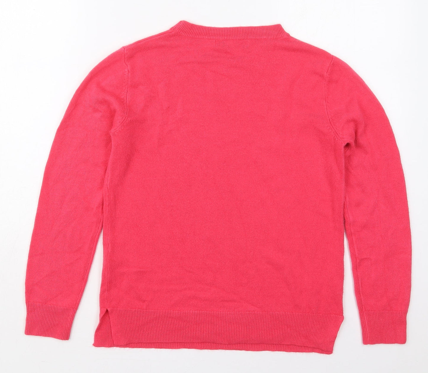 Womens UK Size 10 Marks and Spencer Pink Pullover Jumper