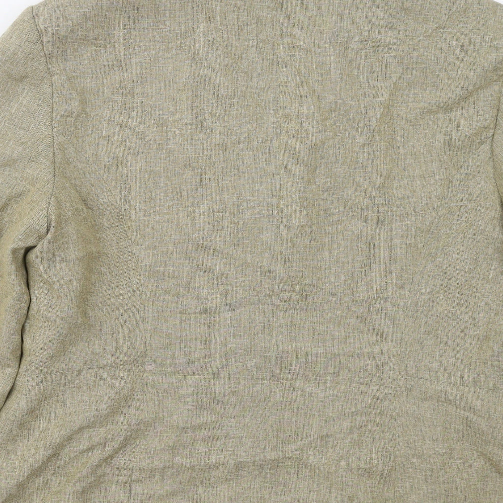 Wallis Womens Beige  Polyester Jacket Suit Jacket Size 14