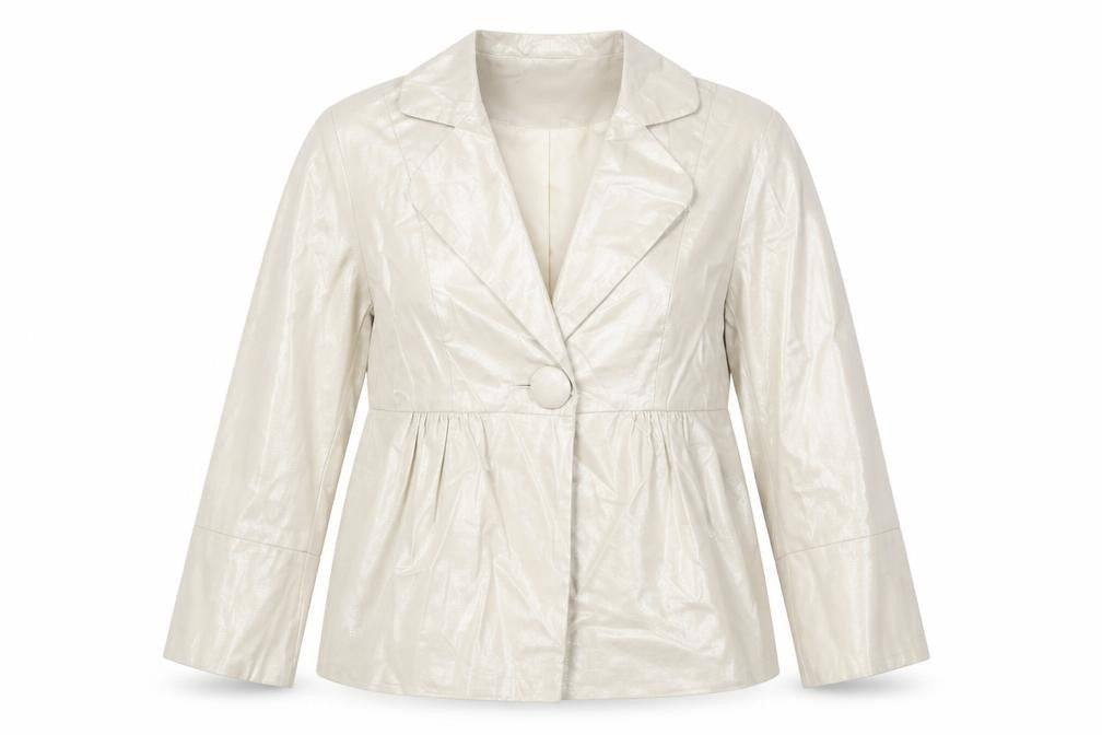 Womens UK Size 10 Papaya Beige Jacket