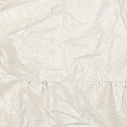 Papaya Womens Beige   Jacket  Size 10  Button