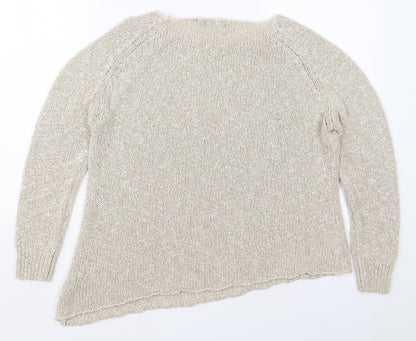Womens UK Size 12 New Look Beige Pullover Jumper