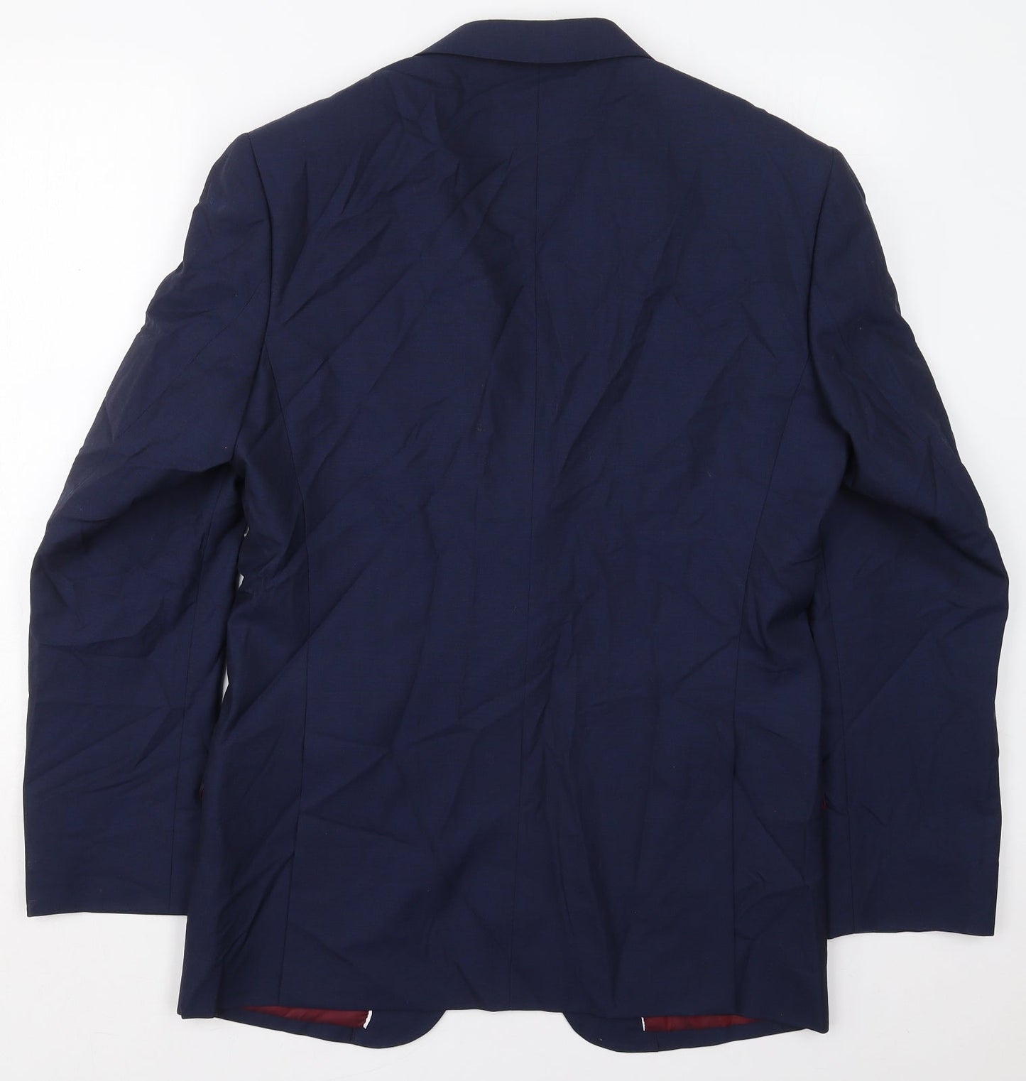 Mens UK Size 38 Marks and Spencer Regular Blue Suit Jacket